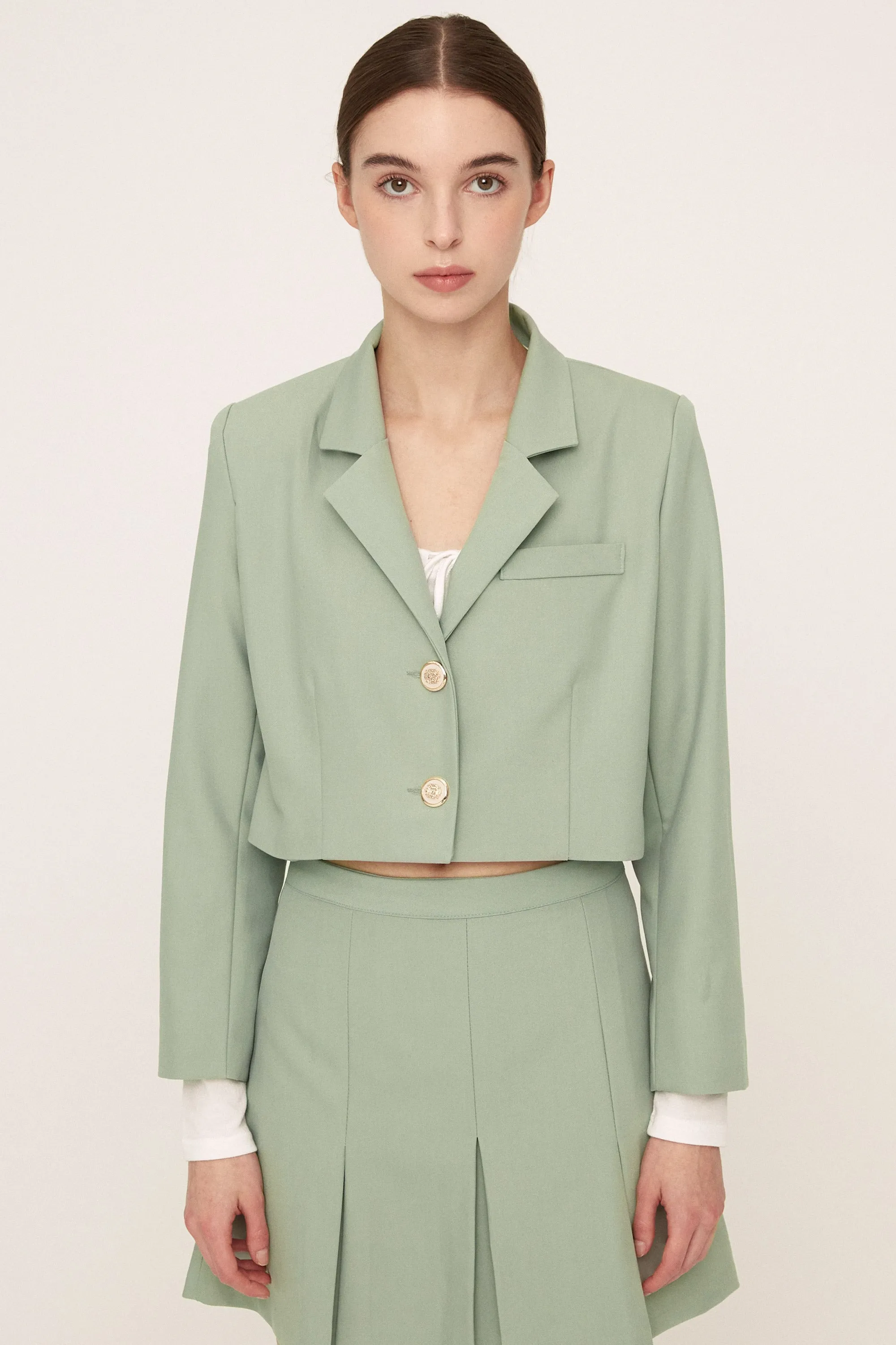 Amelia Cropped Blazer Jacket