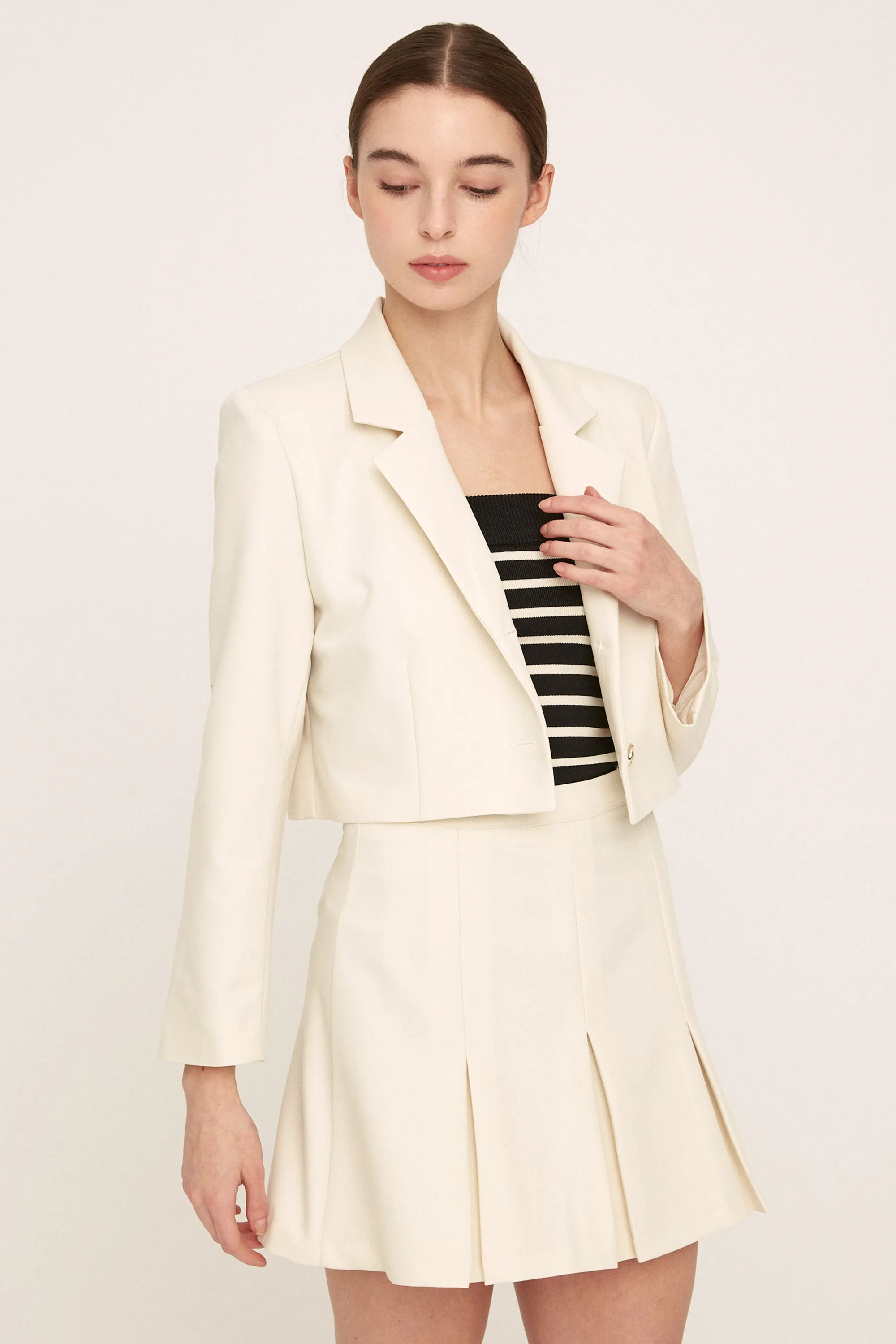 Amelia Cropped Blazer Jacket