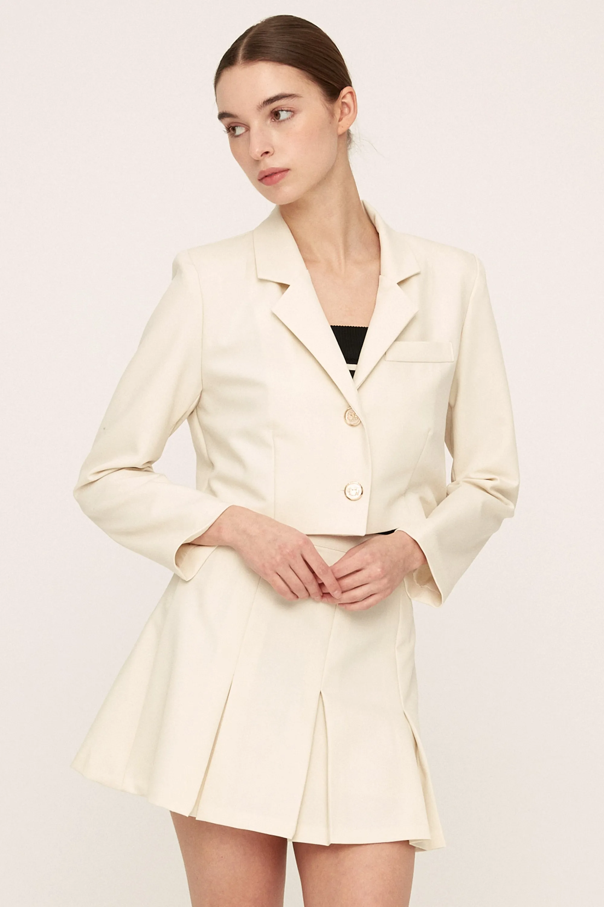 Amelia Cropped Blazer Jacket