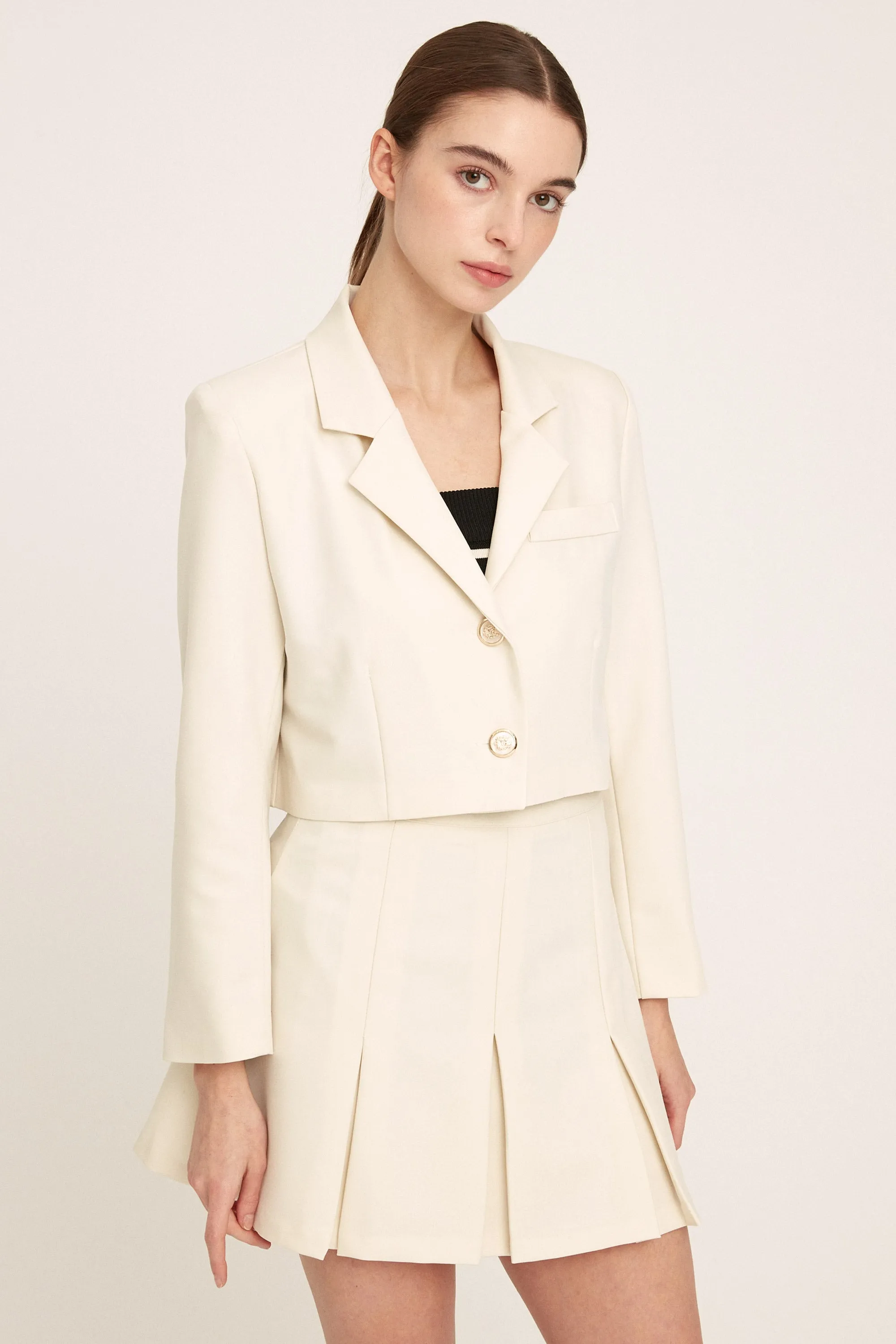 Amelia Cropped Blazer Jacket