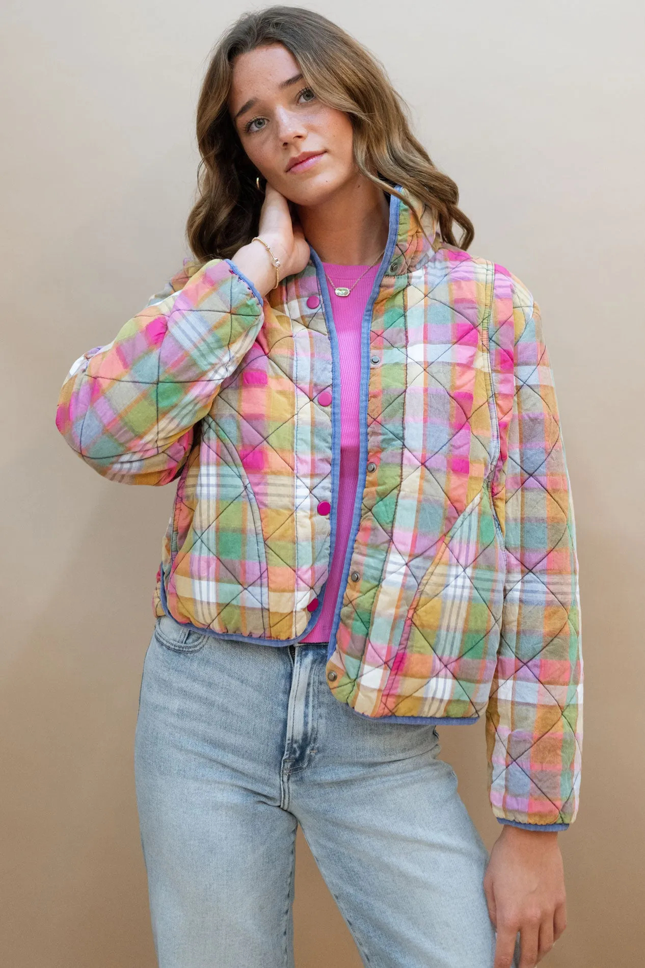 Aria Vintage Quilted Jacket