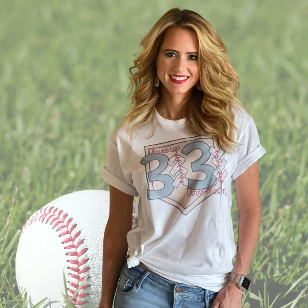 BASEBALL SPIRIT T-Shirt 3 UP 3 DOWN