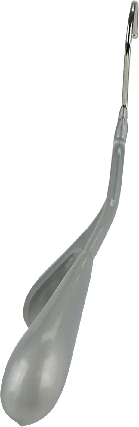 BodyForm Series- Steel Hanger Wide Shoulder Support & Pant Bar, Model 42-LS, Silver