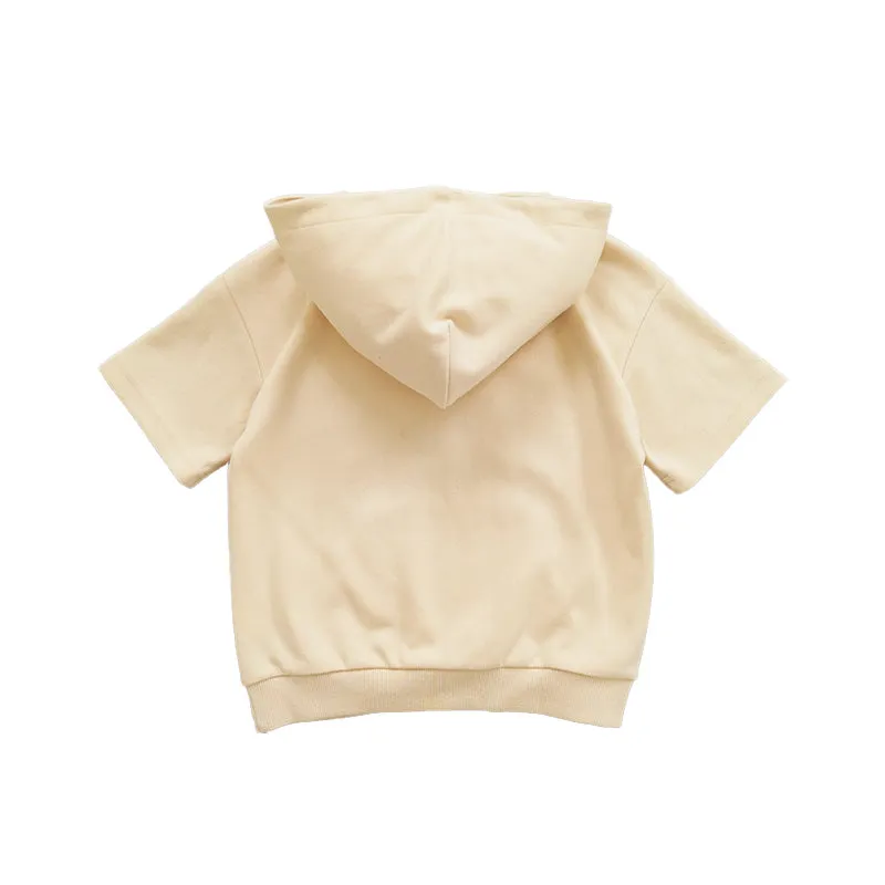 Boy Oversized Hoodie - Beige - SB2303172B