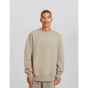 BSK Crew Neck Oversized Sweatshirt