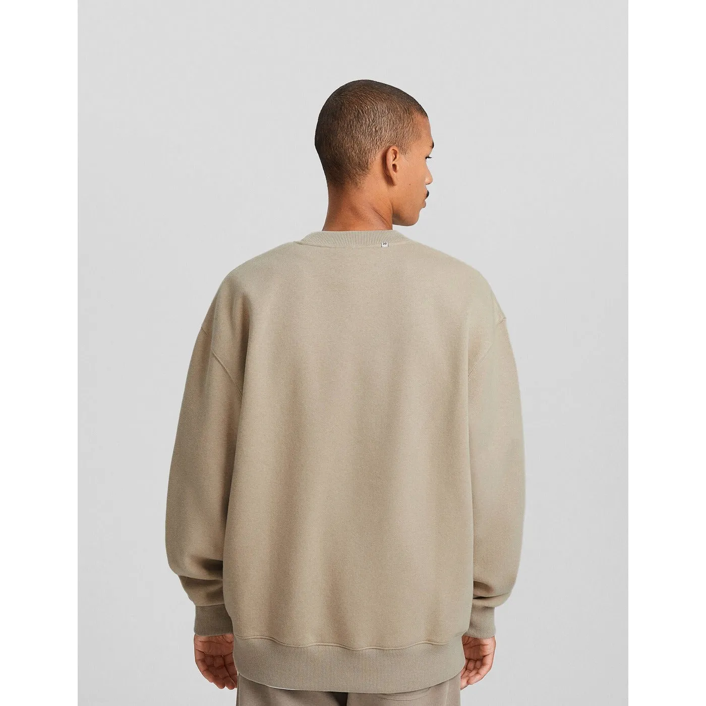 BSK Crew Neck Oversized Sweatshirt