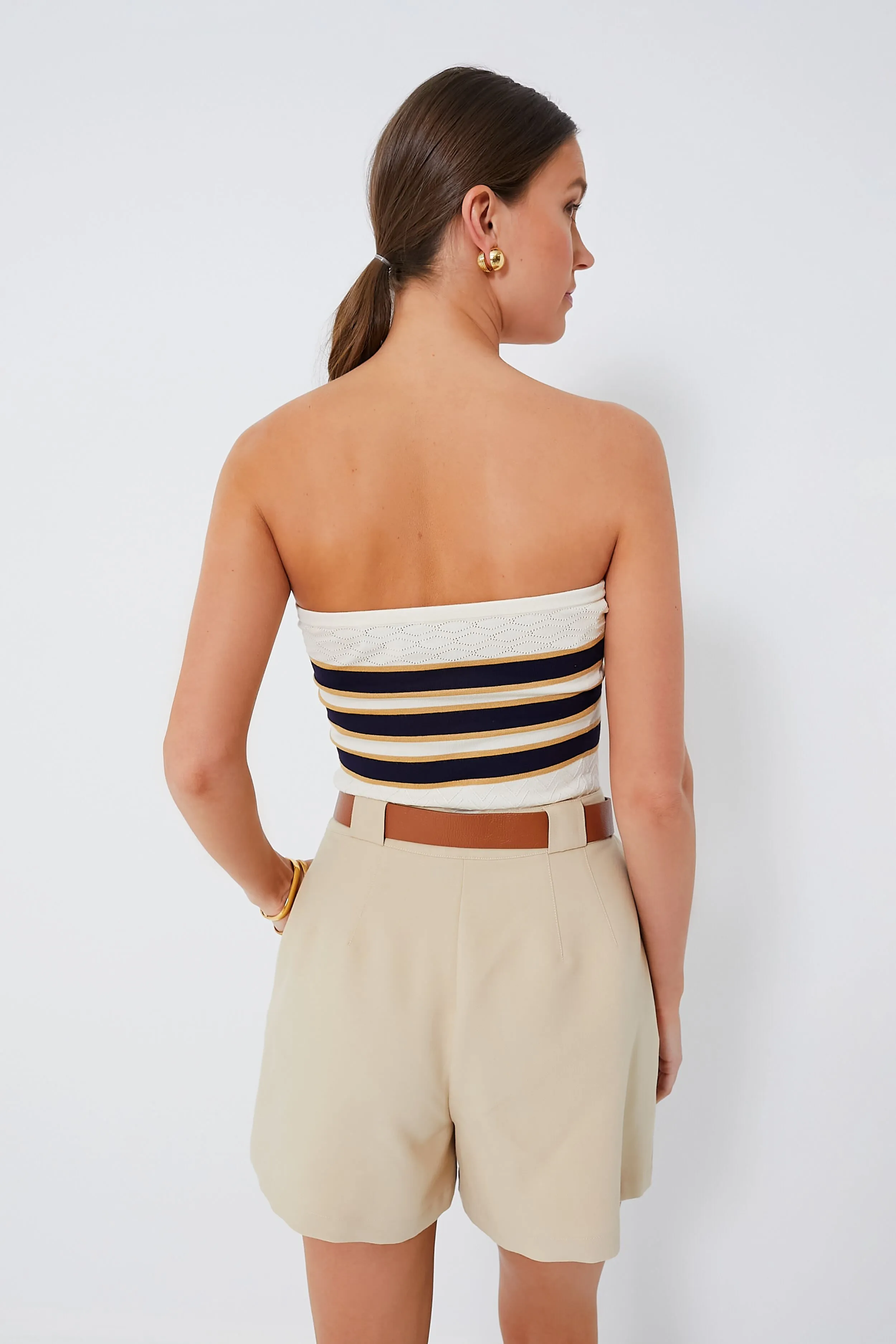 Caramel Stripe Mallorca Top