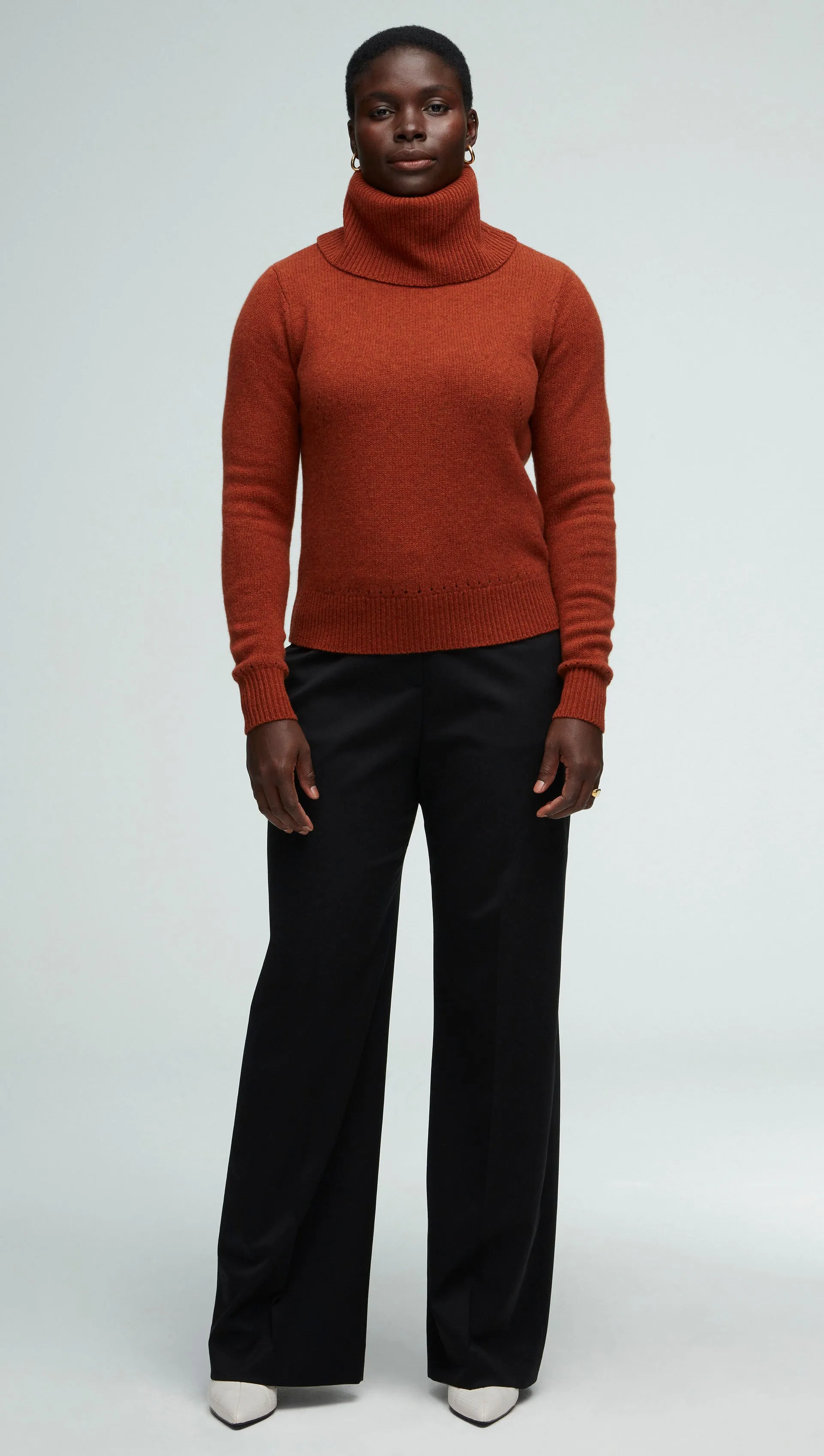 Chunky Turtleneck in Wool-Cashmere | Auburn