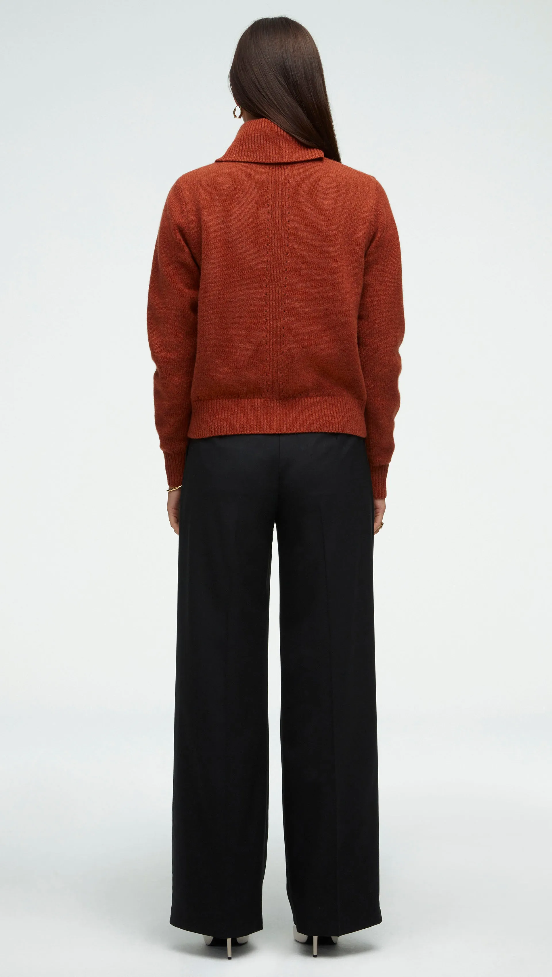 Chunky Turtleneck in Wool-Cashmere | Auburn