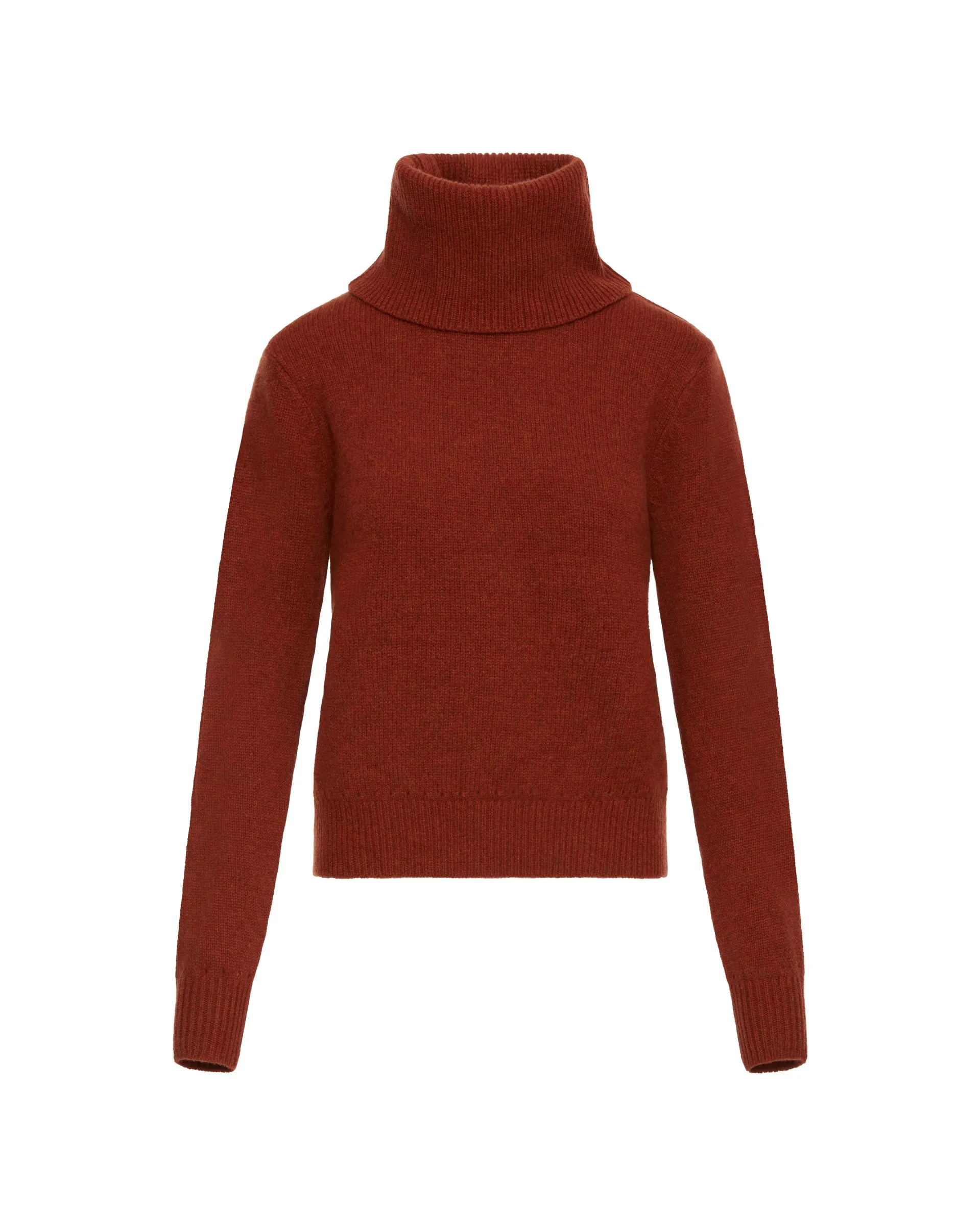 Chunky Turtleneck in Wool-Cashmere | Auburn