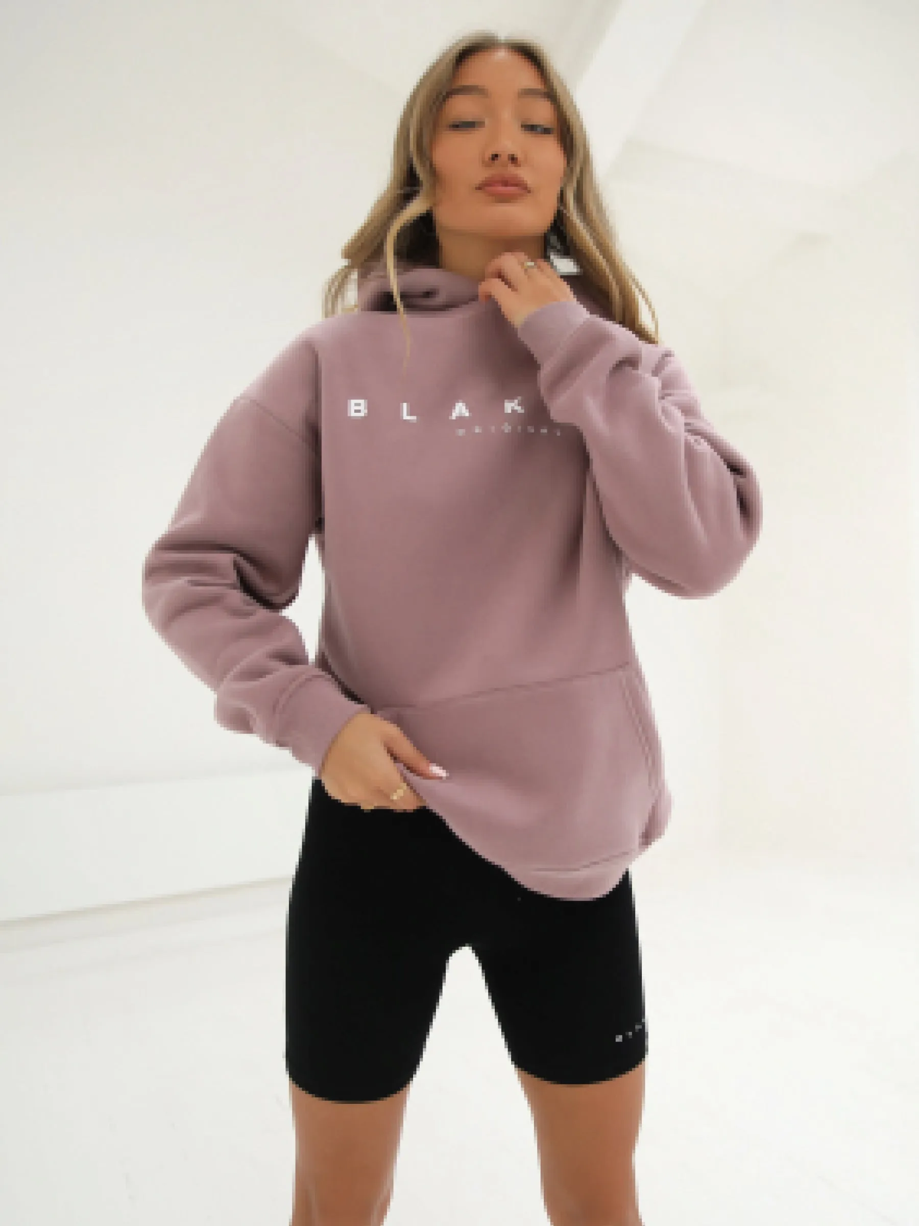 Composure Oversized Hoodie - Dusty Pink