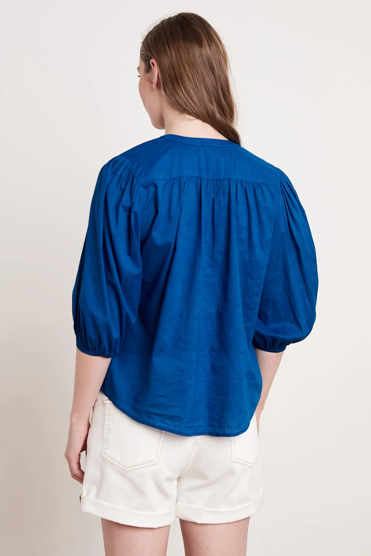 EMBERLY BUTTON-UP BLOUSE