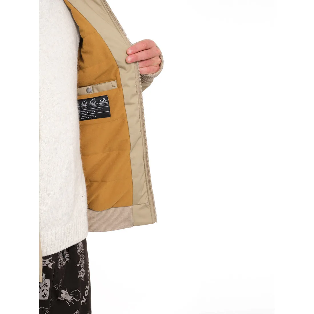 HERNAN 10K JACKET KHAKI