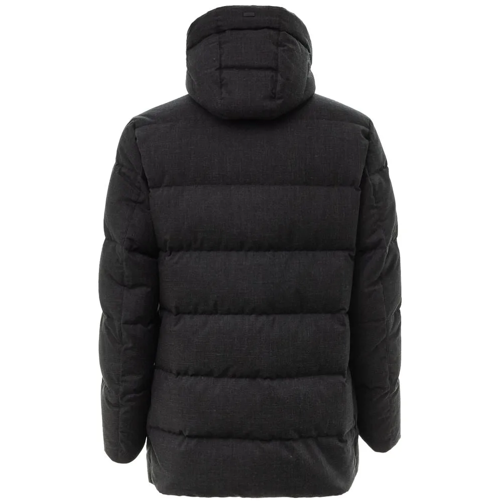 Herno Black Polyester Jacket