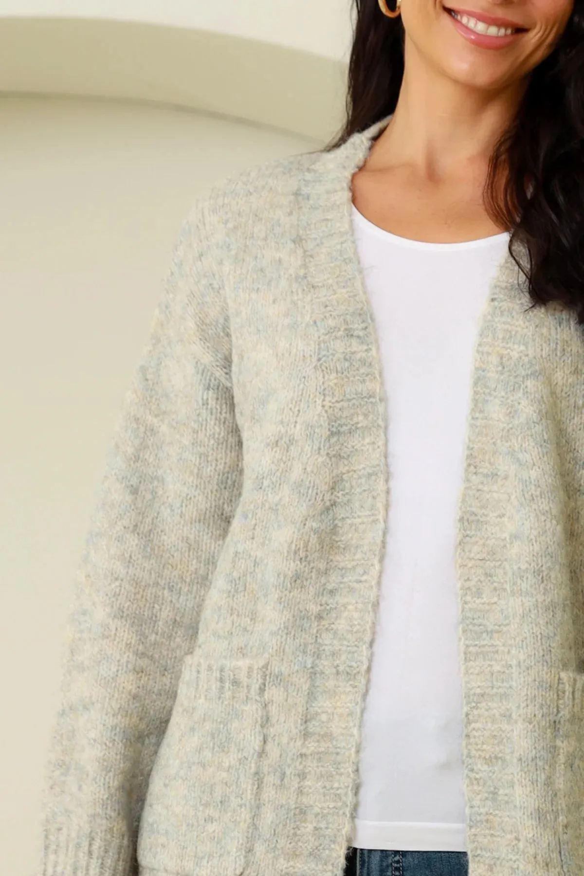 JAMIE KNIT CARDIGAN MARLE