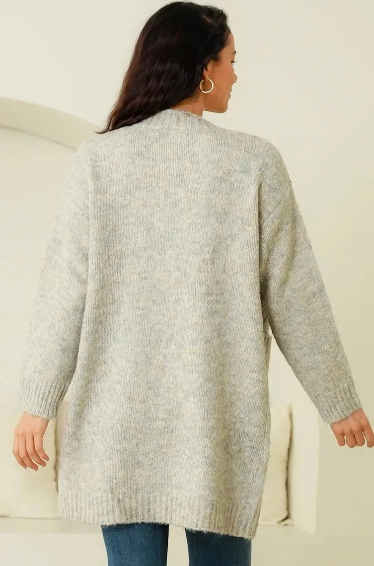 JAMIE KNIT CARDIGAN MARLE