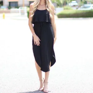 Layered Midi Dress | S-XL