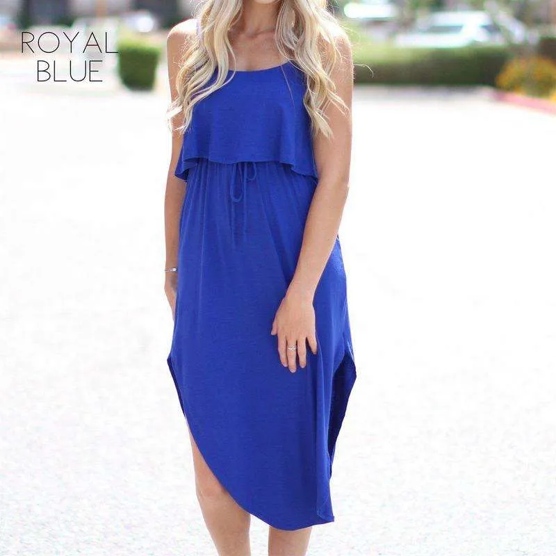 Layered Midi Dress | S-XL