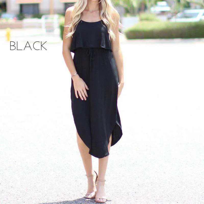 Layered Midi Dress | S-XL