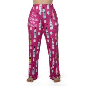 Less Thinking, More Drinking Lounge Pants