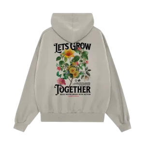 Let's Grow Together Premium Fleece Hoodie