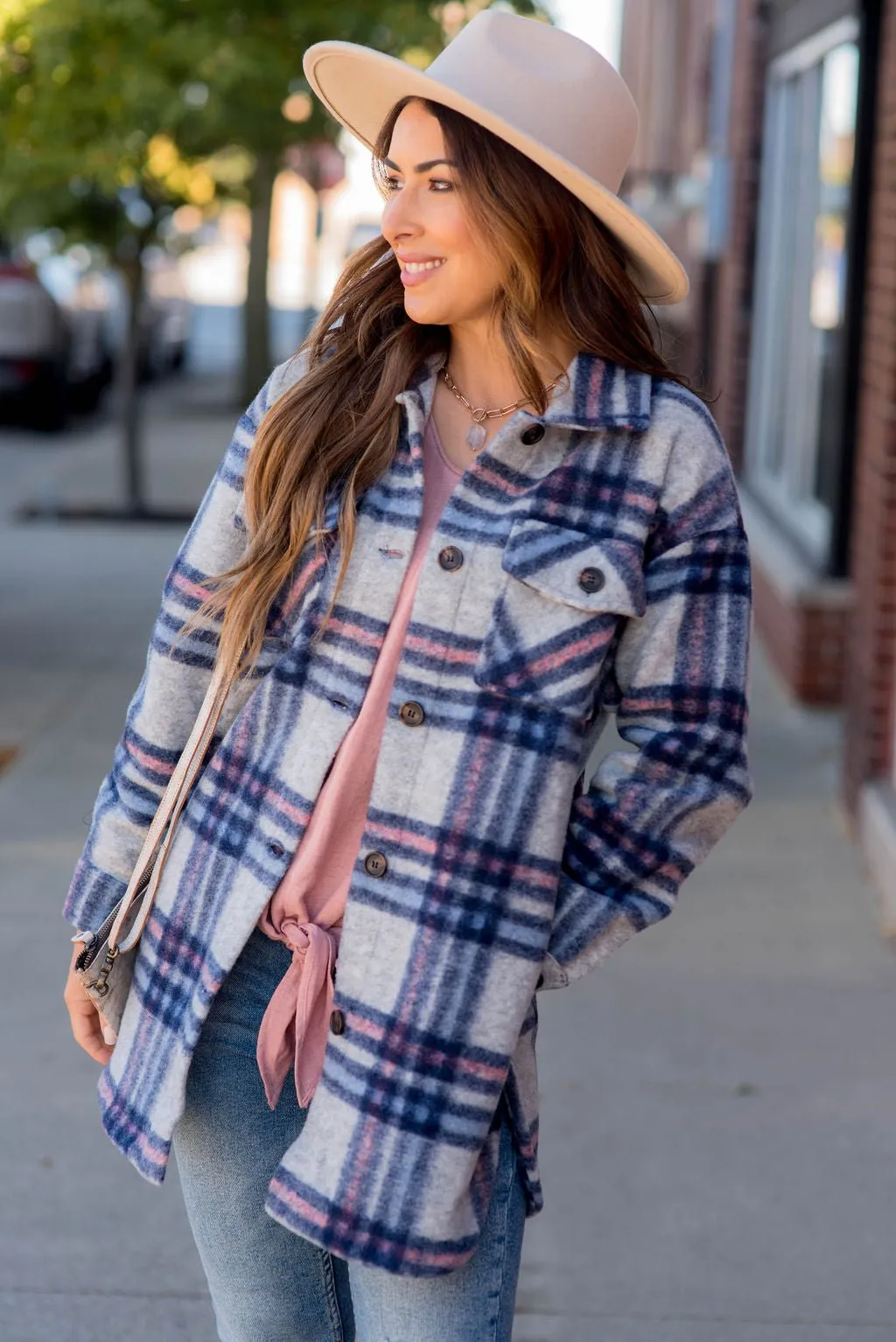 Material Girl Tunic Shacket