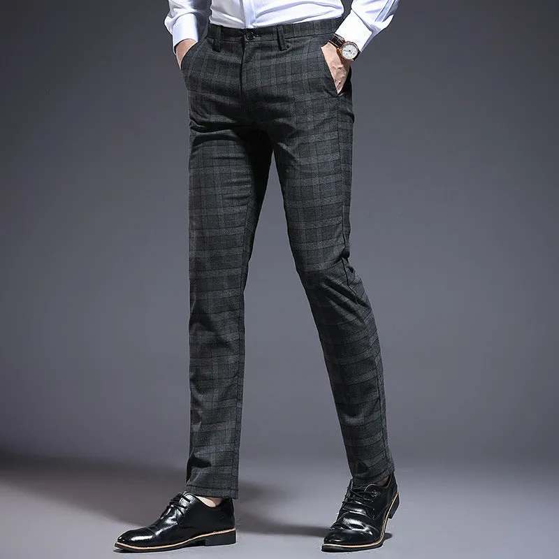 Men's Plaid Trousers