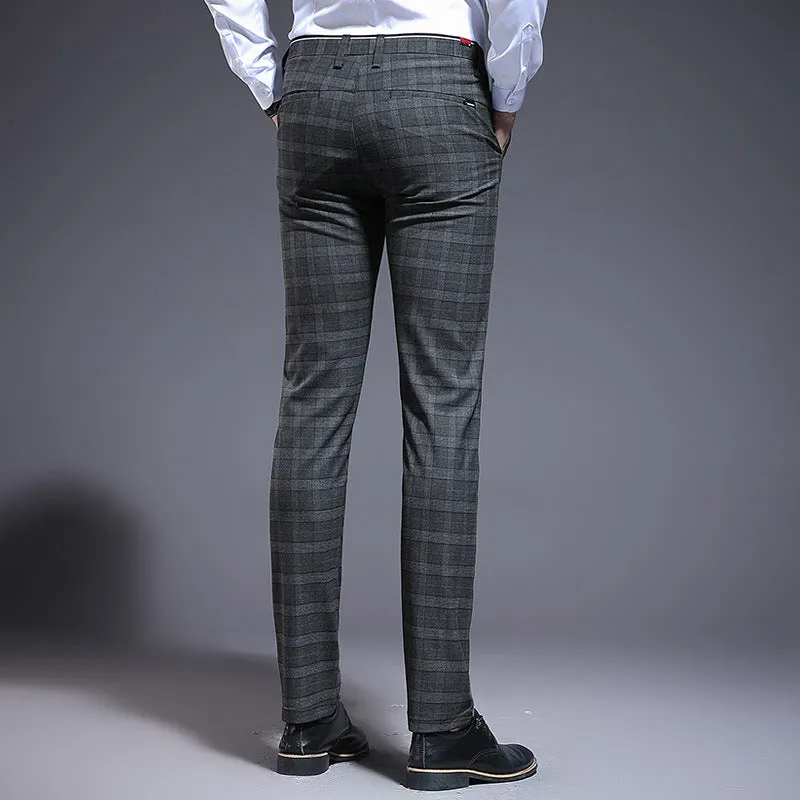 Men's Plaid Trousers