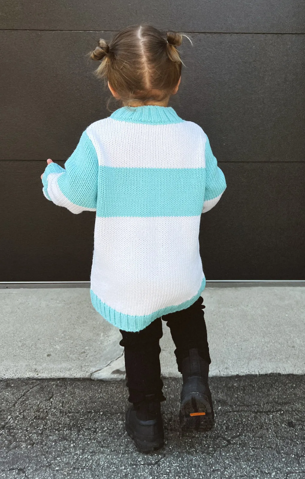 Mini Ski In Sweater ~ Powder Blue Ski Knit