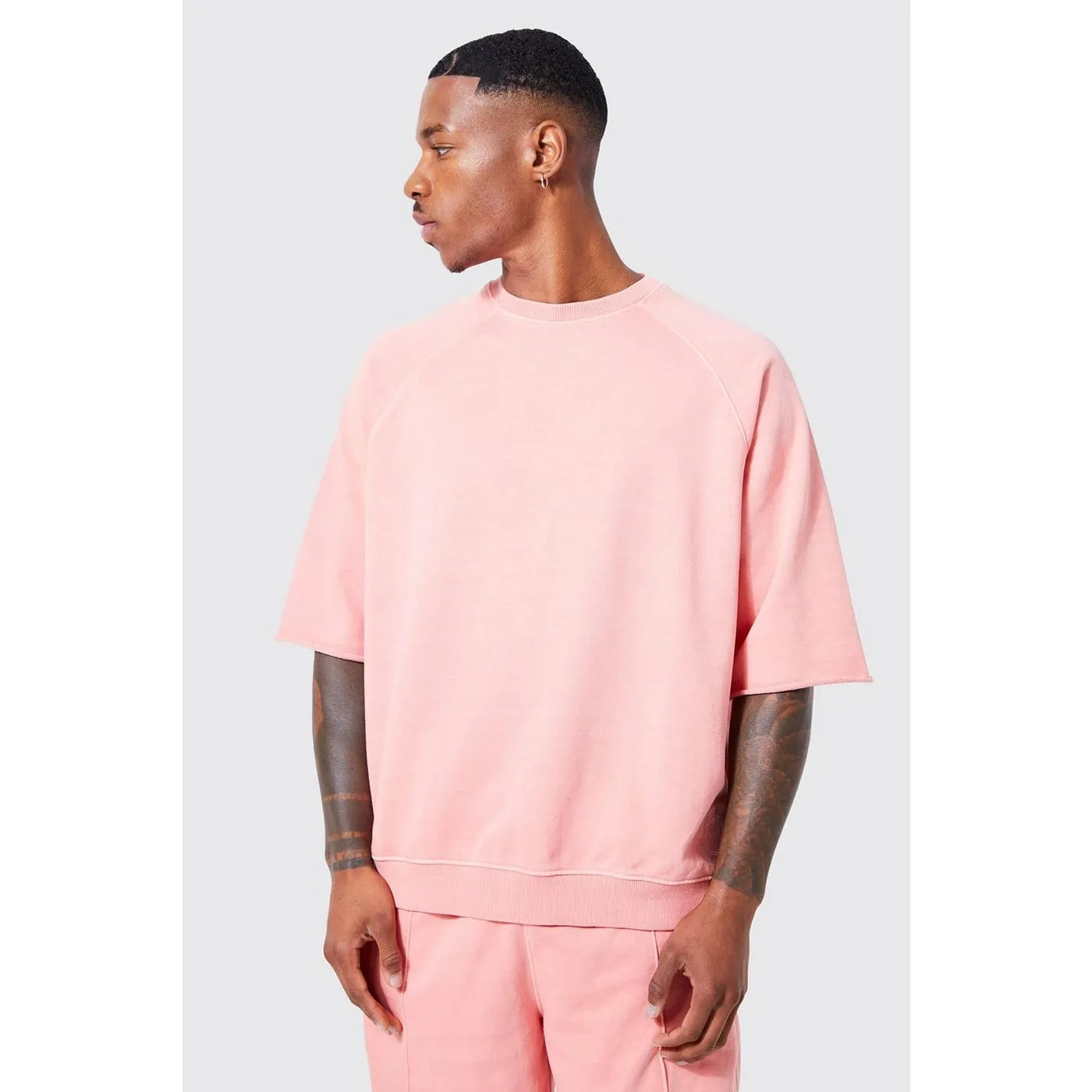 Oversized Raglan Loopback Sweatshirt