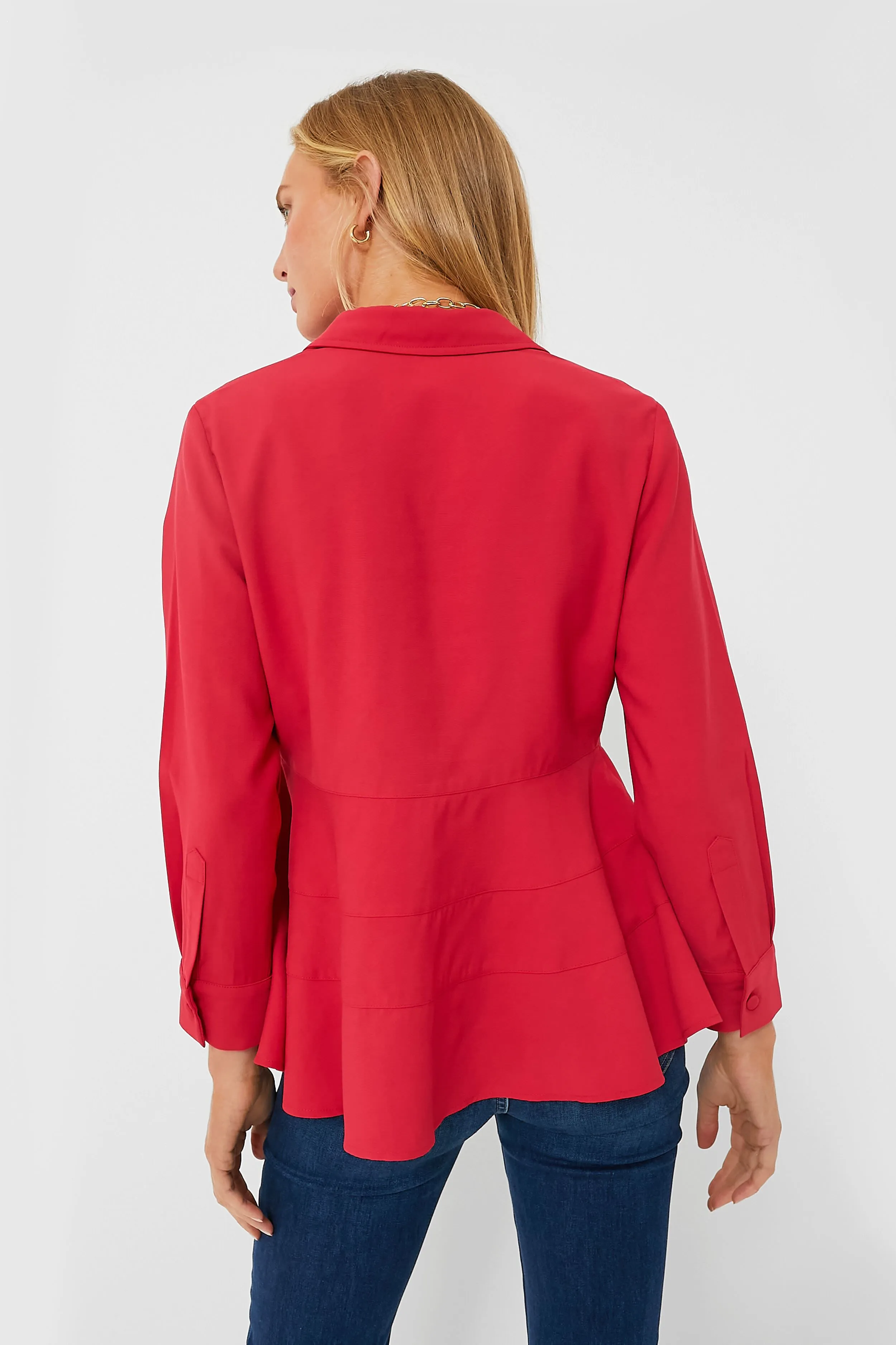 Red Ashlen Blouse