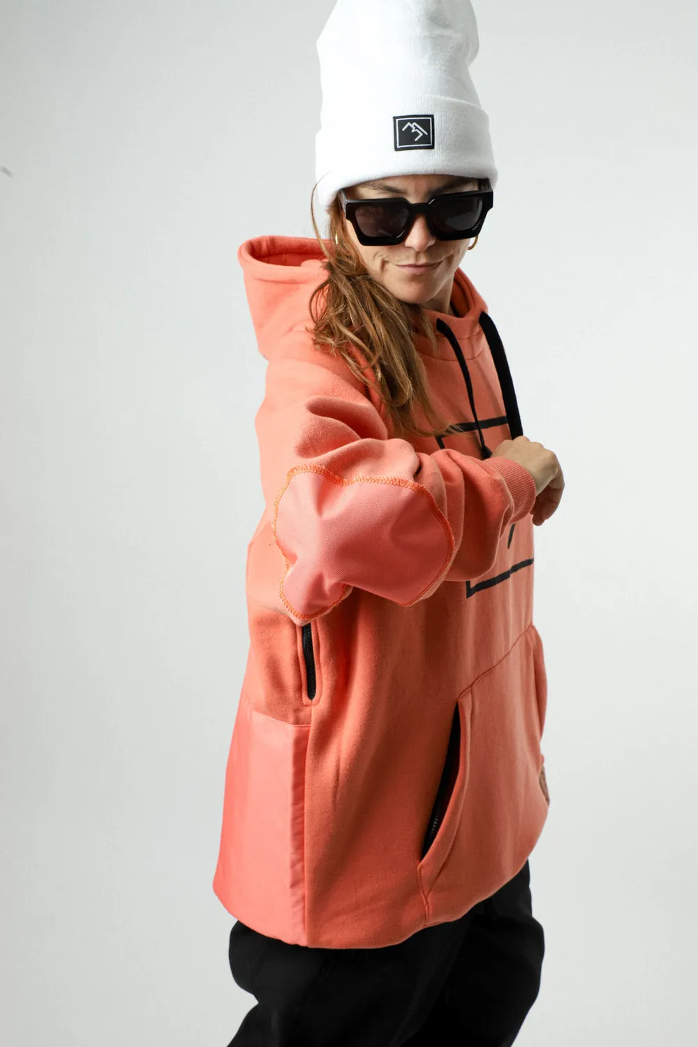 Shredduh 2.0 Snowboard Hoodie - Mahalo Peach