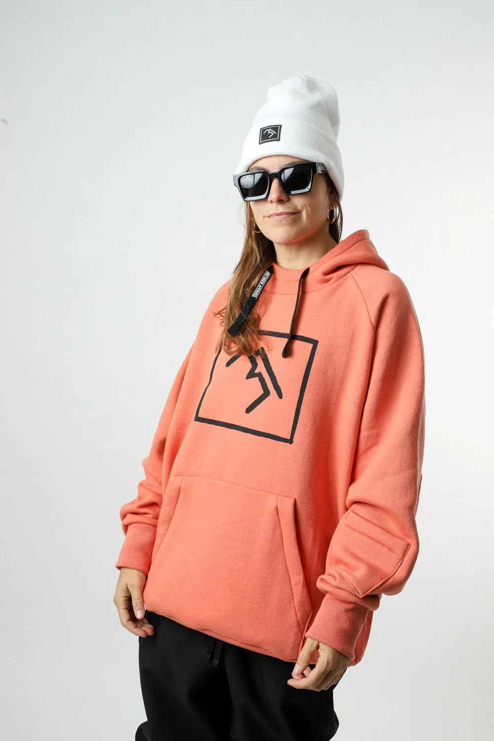 Shredduh 2.0 Snowboard Hoodie - Mahalo Peach