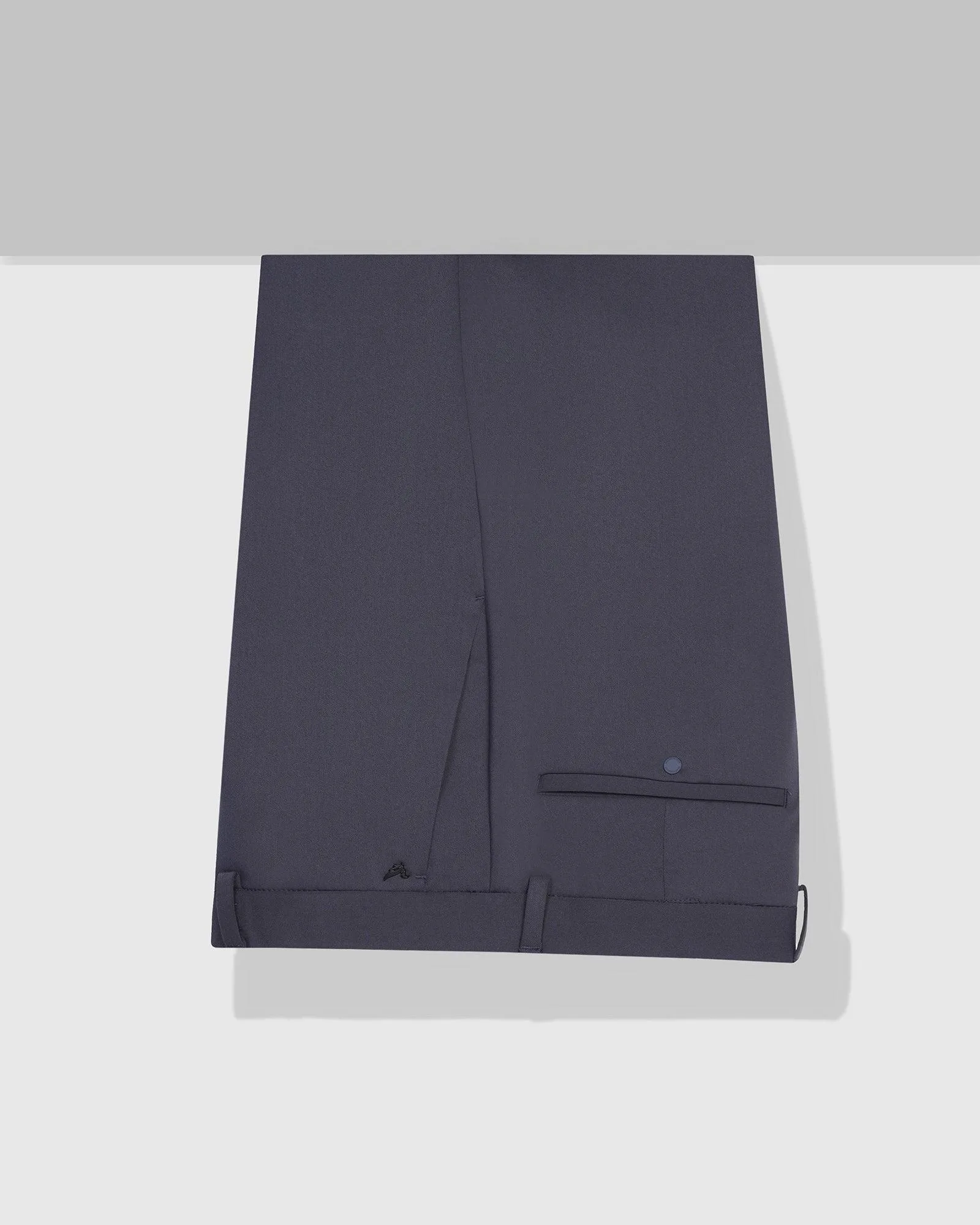 Techpro Slim Comfort B-95 Formal Dark Grey Solid Trouser - Agusta