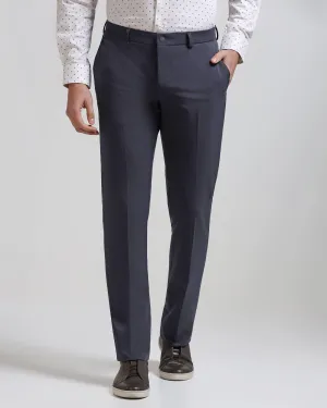 Techpro Slim Comfort B-95 Formal Dark Grey Solid Trouser - Agusta