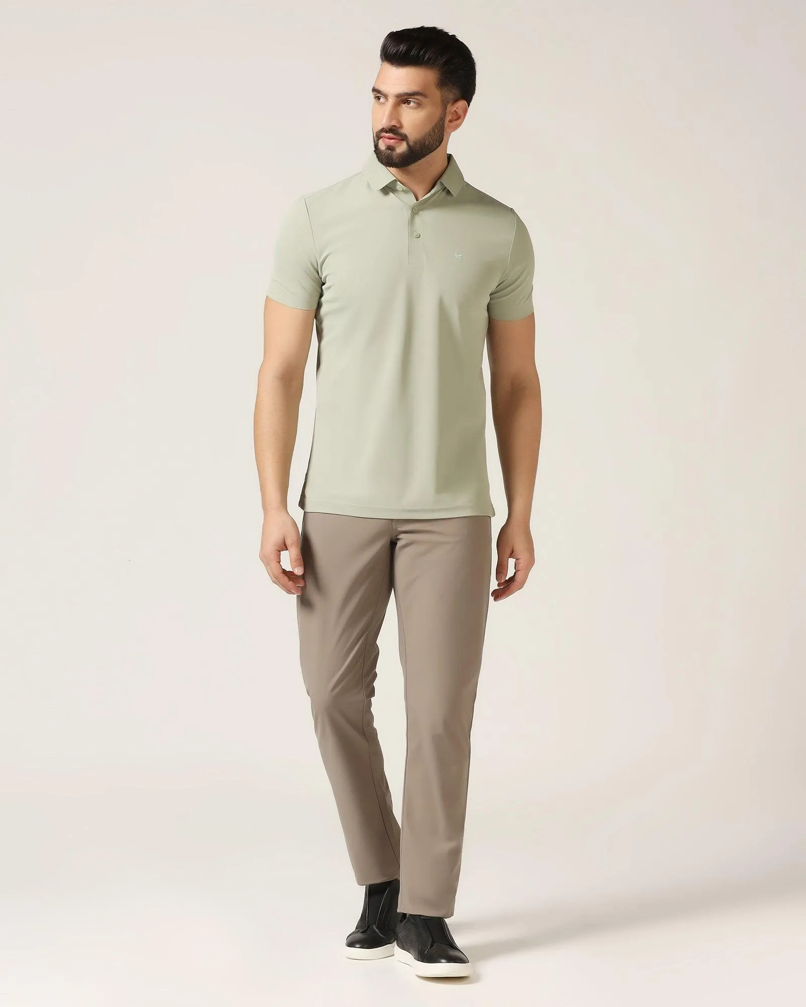 TechPro Slim Comfort Casual Mouse Textured Khakis - Finn