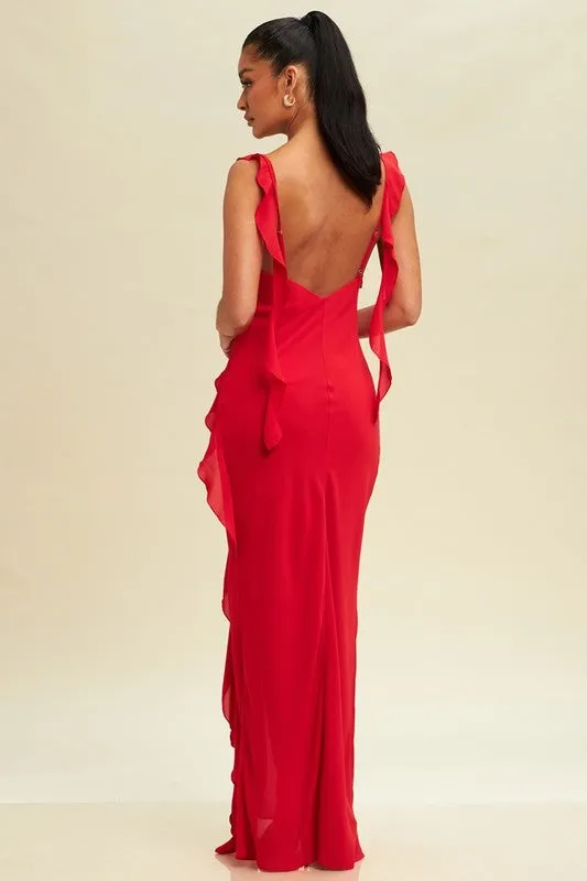 The Maxine dress- Red