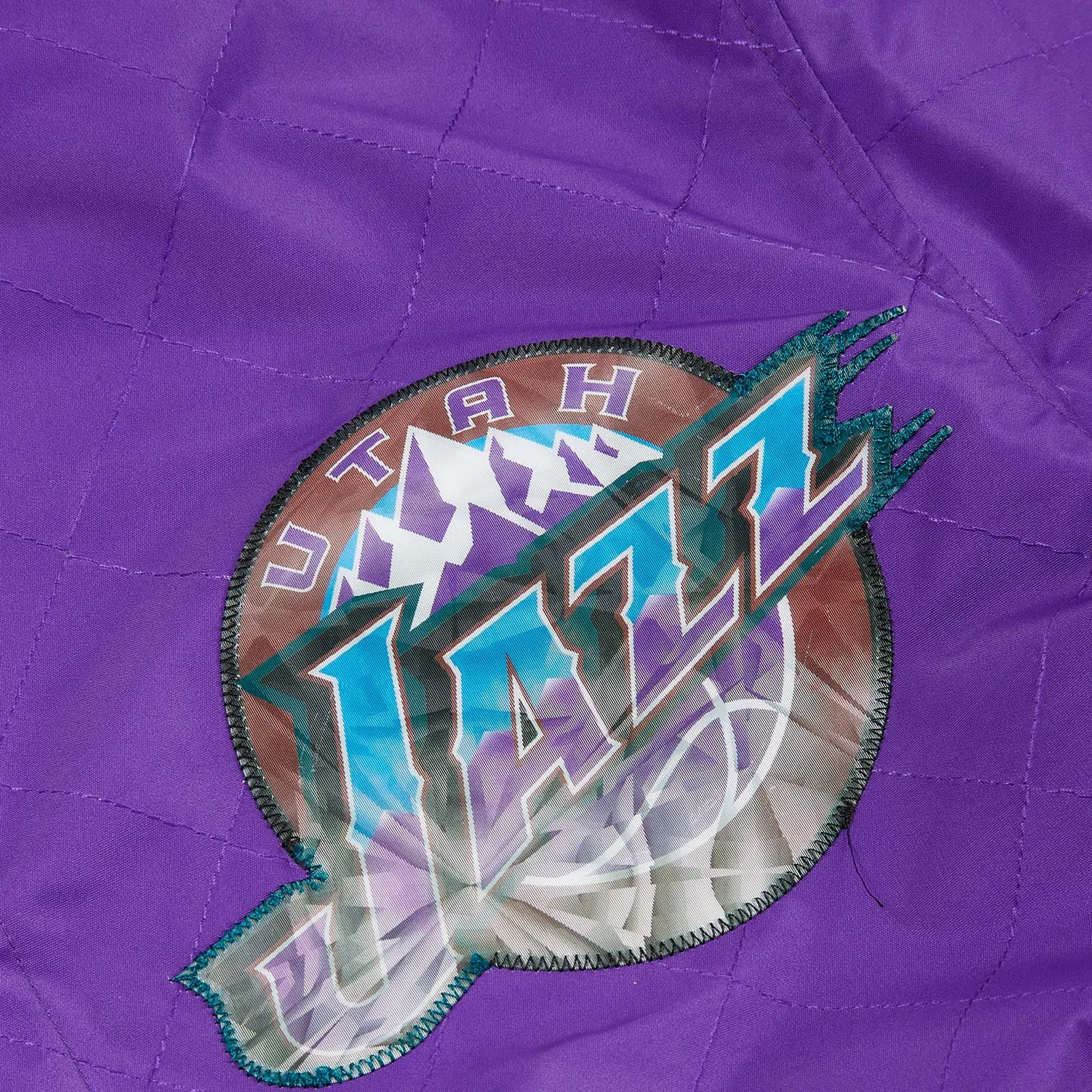 Utah Jazz 75th Anniversary Warm Up Jacket - Purple