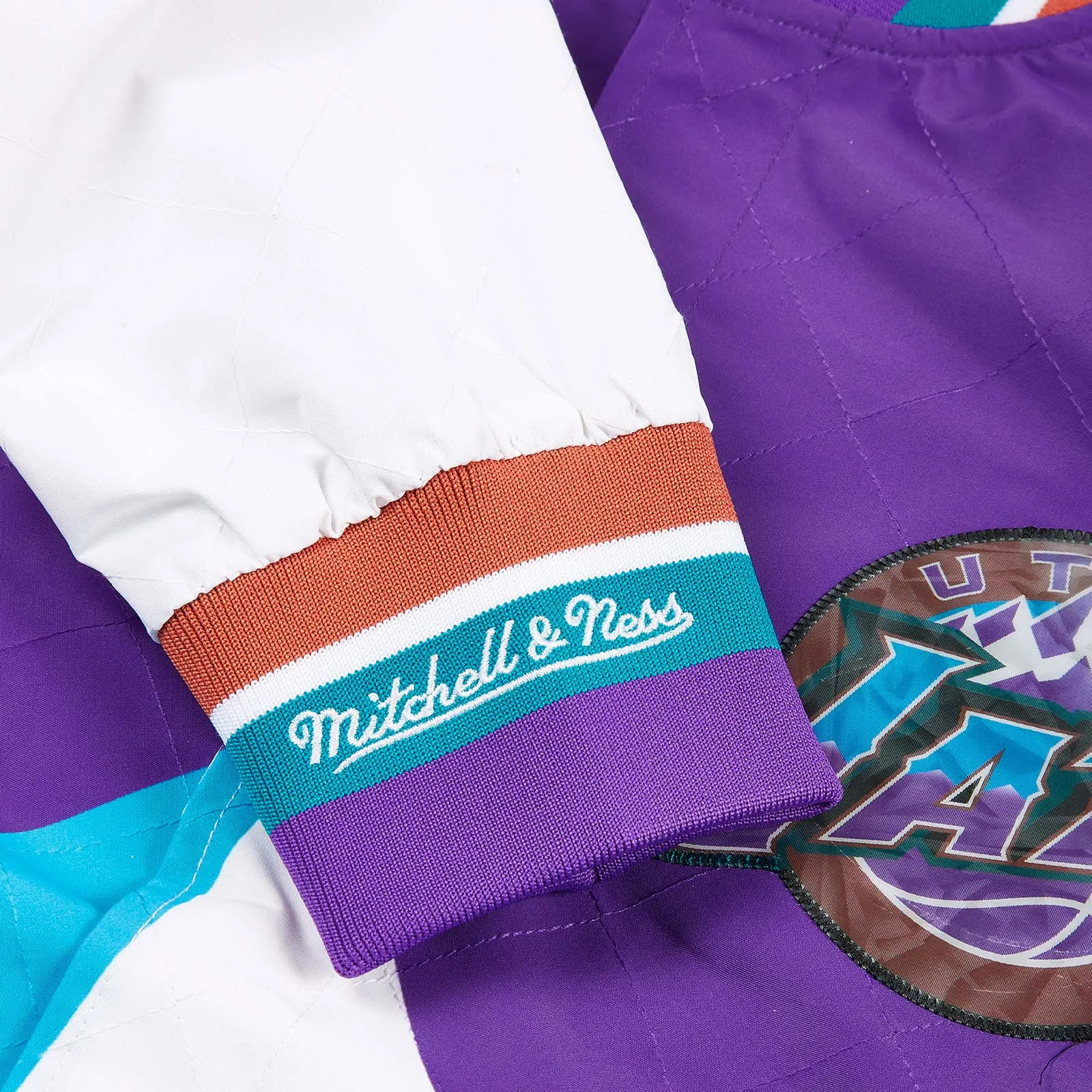 Utah Jazz 75th Anniversary Warm Up Jacket - Purple