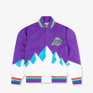 Utah Jazz 75th Anniversary Warm Up Jacket - Purple