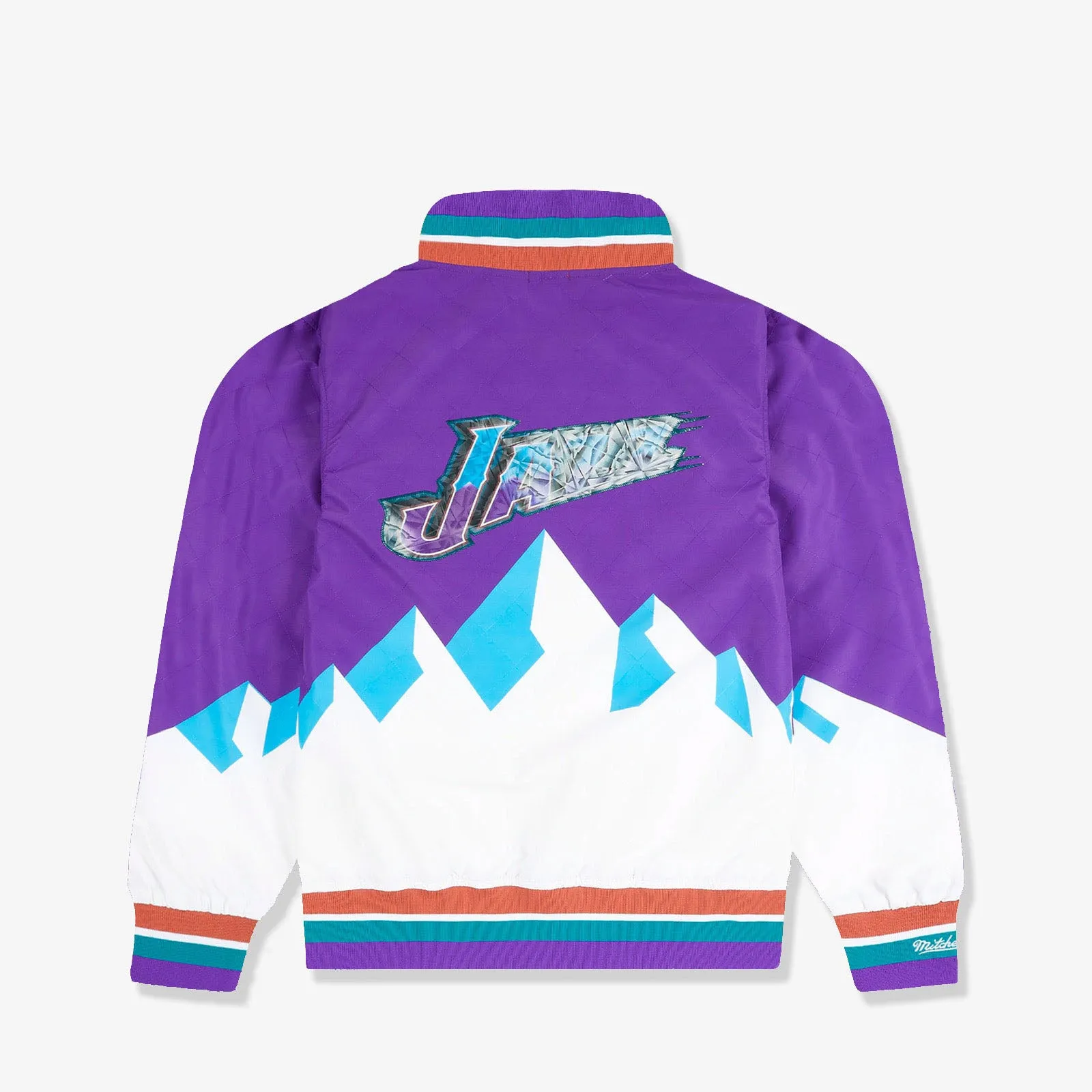 Utah Jazz 75th Anniversary Warm Up Jacket - Purple