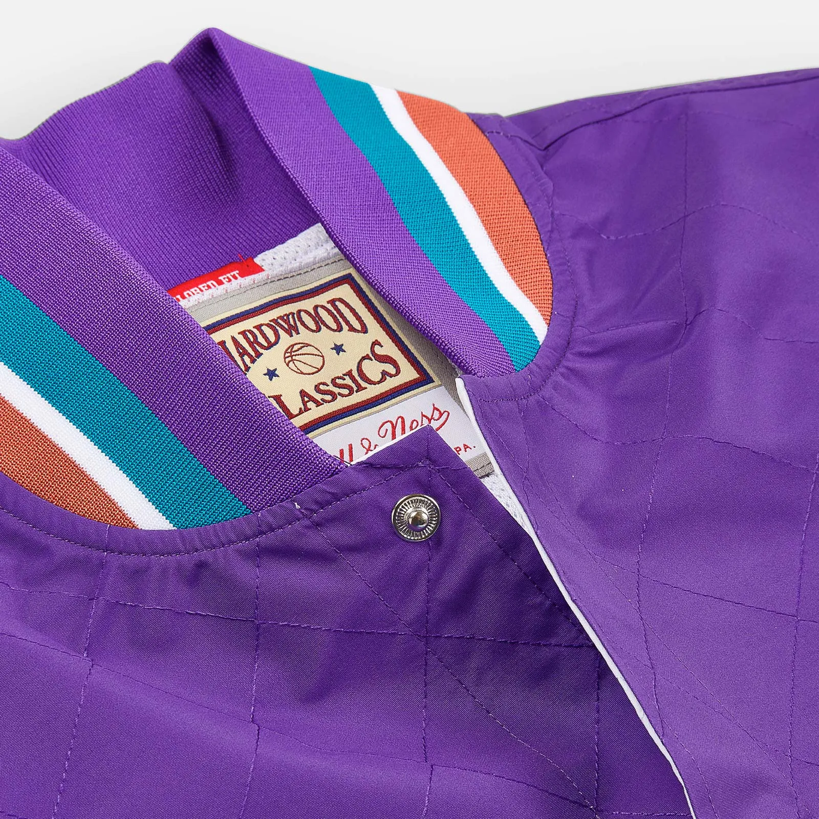 Utah Jazz 75th Anniversary Warm Up Jacket - Purple