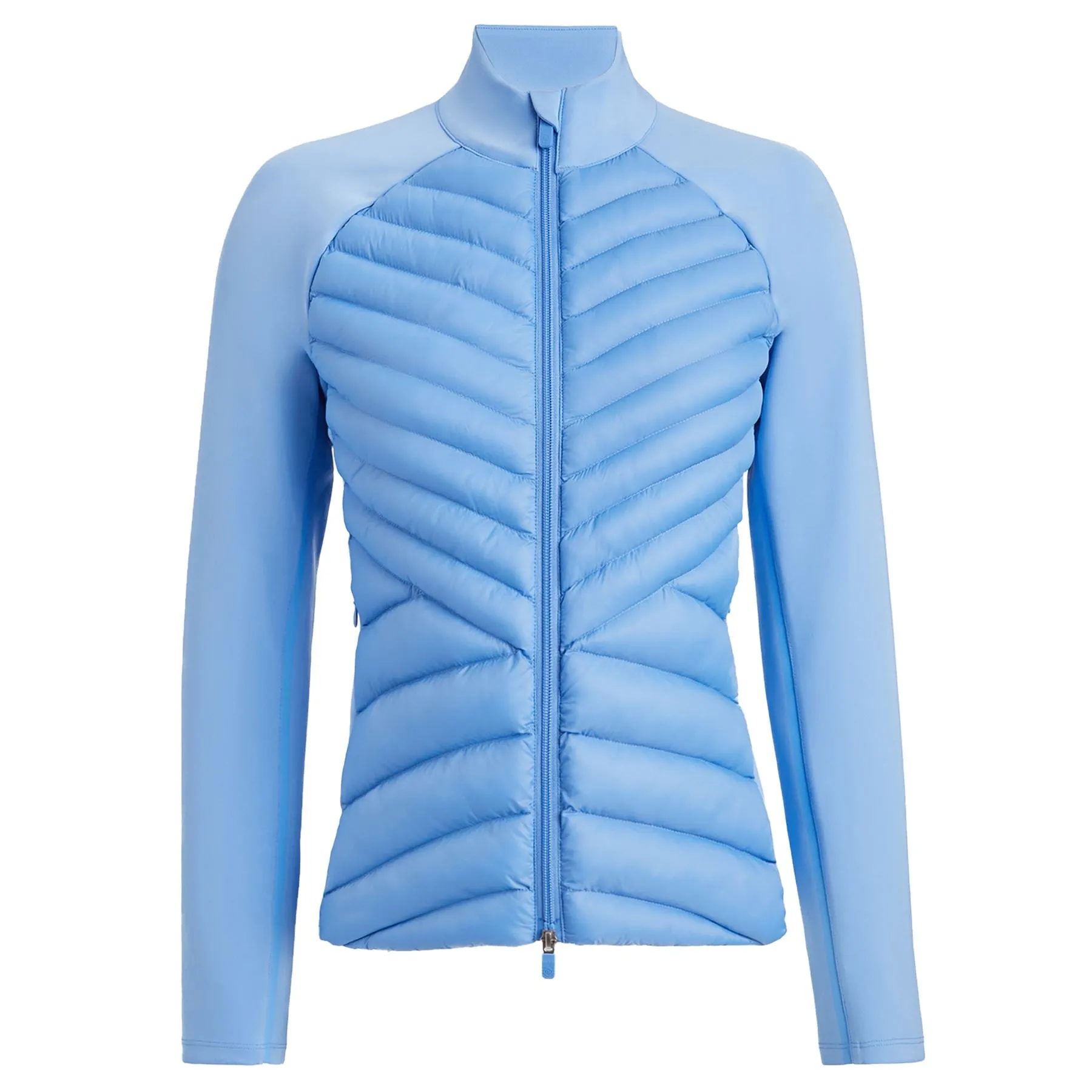 Womens Hybrid Quilted Stretch Tech Interlock Jacket Dawn - SS24